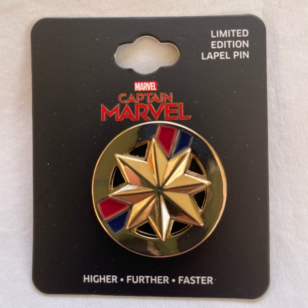 Walt Disney Company Captain Marvel lapel pins